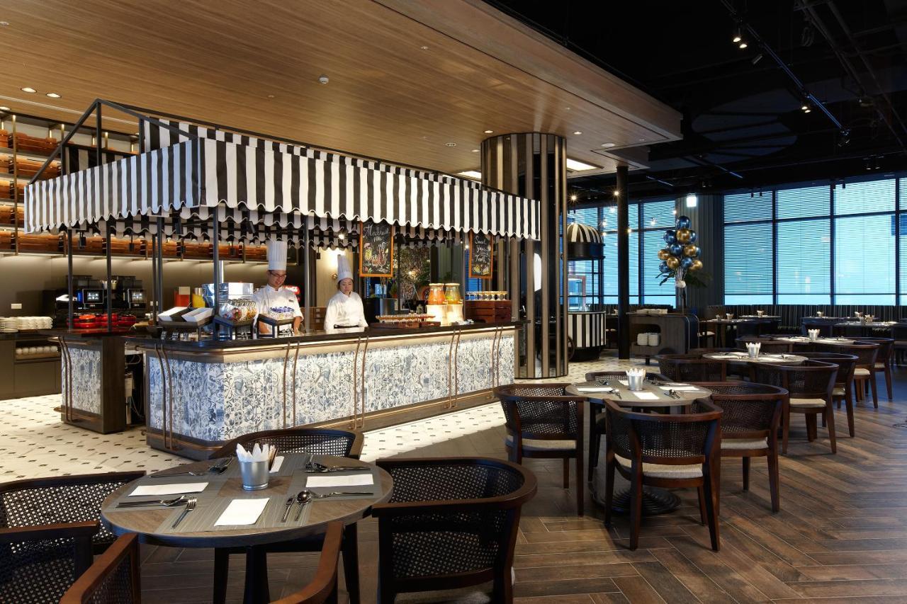 Cozzi Blu Otel Zhongli Dış mekan fotoğraf The interior of the restaurant