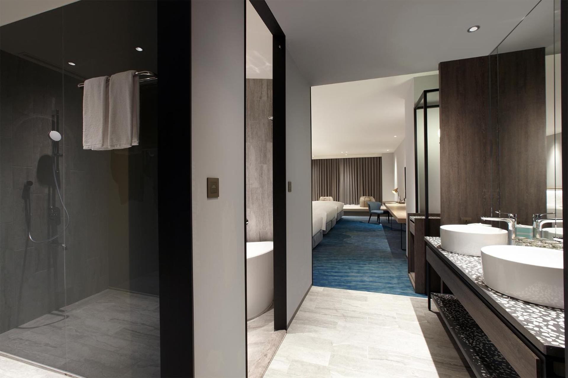 Cozzi Blu Otel Zhongli Dış mekan fotoğraf A bathroom at the hotel